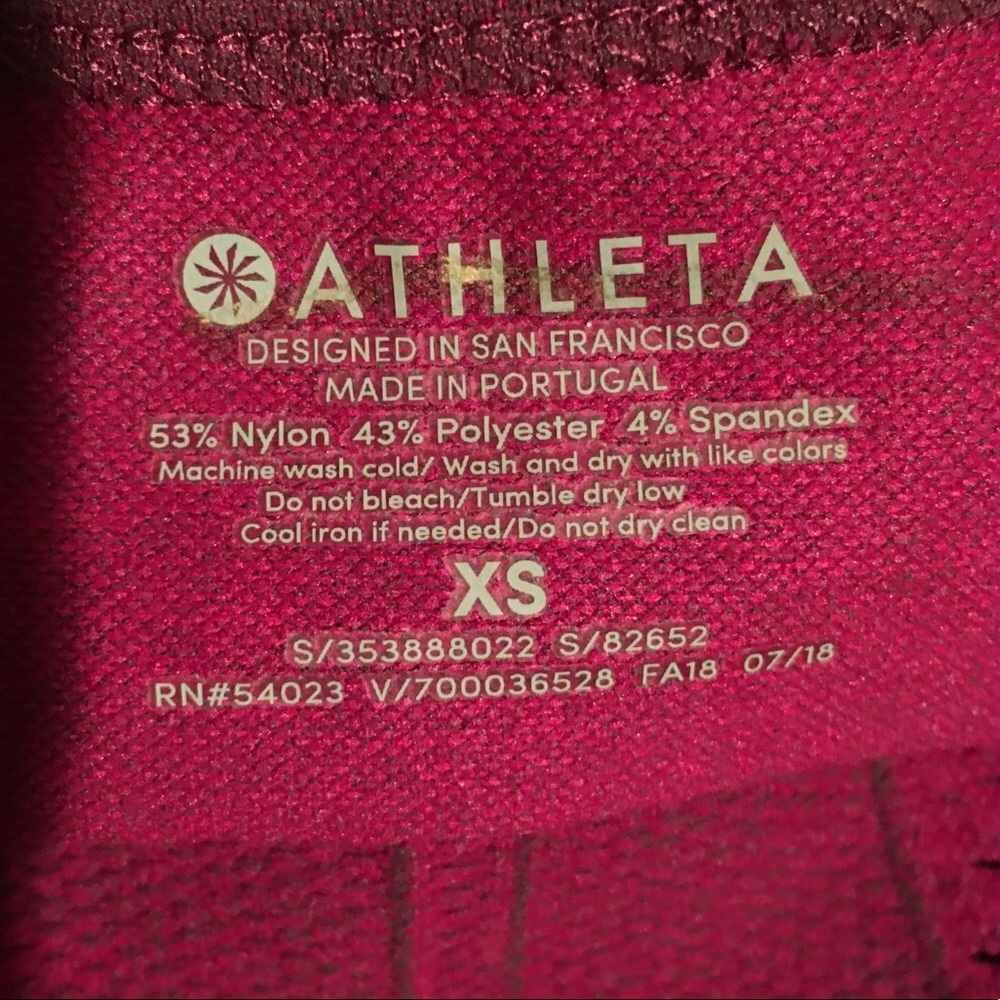 NEW✨ATHLETA Caliber Seamless Top / Auberge / Candy Apple / XS - Picture 14 of 16